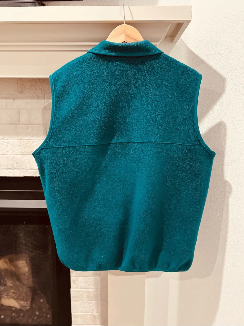 Vintage 1988 Patagonia RARE Deep Green Fleece Vest size Large Made in USA